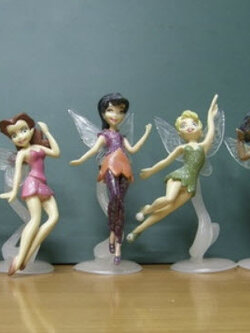 Tinkerbell ชุด 6 ตัว ขนาด 3.5-4 นิ้ว (ชุดขายดี)