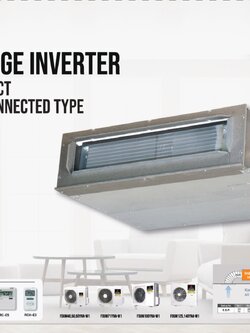 แอร์ MITSUBISHI HEAVY DUTY แบบเปลือยซ่อนในฝ้า(ท่อดัก) ขนาด 47,768 BTU รุ่น FDUM140YA-W1-WL/FDC140YNA-W1 (INVERTER)(FDUM SERIES)