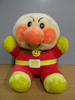 ตุ๊กตาอันปังแมน ร้อง-มีไฟที่แก้ม-เต้นได้ ขนาด 11 นิ้ว (มือสอง)