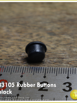 33105 Rubber Buttons black