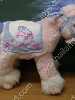 ม้าโพนี่ (Pony horse) สีชมพู ขนาด 10 นิ้ว