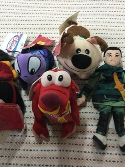 ตุ๊กตารวมตัวการ์ตูน มู่หลาน (Mulan) ครบชุด 5 ตัว ขนาด 6-9 นิ้ว