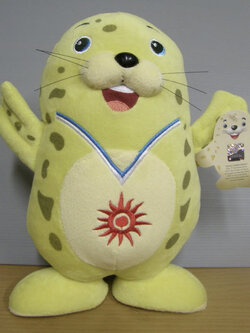 มาสคอท แมวน้ำ Vichuon ขนาด 10 นิ้ว ยืนได้ (Korea)