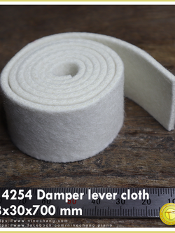 14254 Damper lever cloth 3x30x700 mm