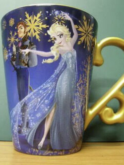 แก้วน้ำเซอรามิค เจ้าหญิง ELSA / ใบ (Disney)