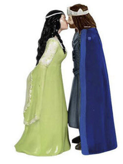 ชุดขวดใส่เกลือและพริกไทย Aragorn กับ Arwen ขนาด 4.25 นิ้ว