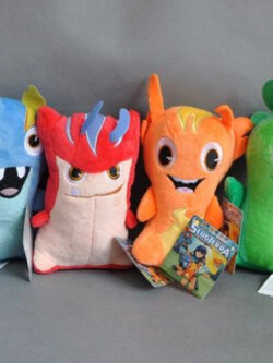 ตุ๊กตา Slugterra ครบชุด 4 ตัว ขนาด 7 นิ้ว