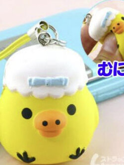 ตุ๊กตาห้อยมือถือ Kiiroitori สไตล์ Squishy