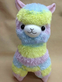 Alpaca ขนสีรุ้ง ขนาด 14 นิ้ว