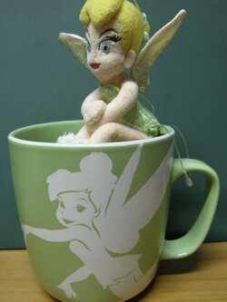 แก้วน้ำเซอรามิค Tinker Bell ขนาด 4.5 นิ้ว