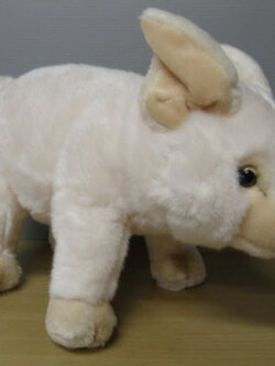 หมูอ้วนตัวน้อย ขนาด 12 นิ้ว ขนนิ่มมาก (มือสอง)