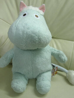 Moomin โทนสีฟ้าอ่อน ขนาด 17 นิ้ว (Sekiguchi)