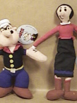 ป๊อบอาย-โอลีฟ (Popeye - Olive Oyl) ค.ศ.1994 (ของใหม่) หายากมาก