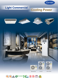 แอร์ CARRIER แบบเปลือยซ่อนในฝ้า (ท่อดัก) ขนาด 60,050 BTU รุ่น 42CLY020X-10RO-1/38RLY060R300-1 (FIXED SPEED)(42CLY SERIES)