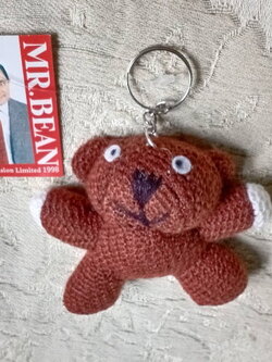 พวงกุญแจ หมีเท็ดดี้ (Teddy Bear) ขนาด 3 นิ้ว