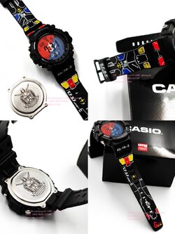 CASIO CUSTOM RX-78-2 Gundam (AE-1500WH) แบบ2
