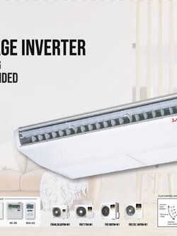 แอร์ MITSUBISHI HEAVY DUTY แบบแขวนใต้ฝ้า ขนาด 14,720 BTU รุ่น FDE40YA-W1-WL/FDC40YNA-W1 (INVERTER)(FDE SERIES)