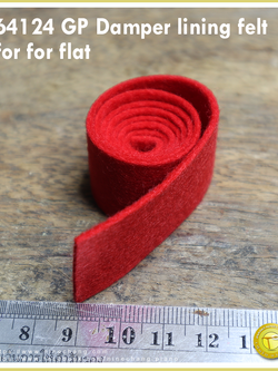 64124 GP Damper lining felt for flat