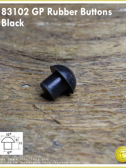 83102 GP Rubber Buttons black