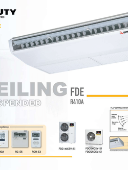 แอร์ MITSUBISHI HEAVY DUTY แบบแขวนใต้ฝ้า ขนาด 36,301 BTU รุ่น FDE100CSV-S1-WL/FDC100CSV-S1 (FIXED SPEED)(FDE SERIES)
