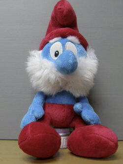 ปาปา สเมิร์ฟ (Papa Smurf) แบบ A ตาห่าง ขนาด 11 นิ้ว (มือสอง)