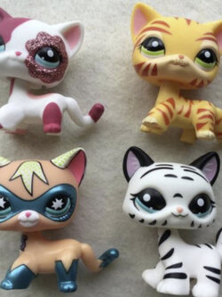 LPS แมว Short Hair รวม"ชุดขายดี - 1" จำนวน 4 ตัว