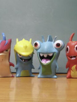 โมเดลคละแบบ 8 ตัว ขนาด 2 นิ้ว (OEM)