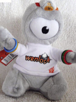 มาสคอต Wenlock แบบ A ขนาด 6 นิ้ว