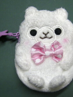 กระเป๋าสตางค์ Alpaca สีขาว