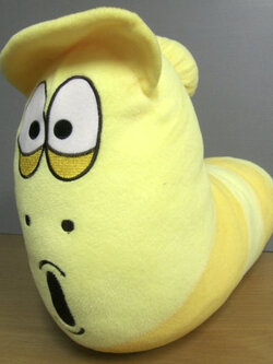 ตุ๊กตาหนอนสีเหลือง ขนาด 12 นิ้ว