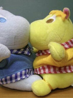 ชุดคู่ Moomin - Floren ขนาด 4 นิ้ว (มือสอง)