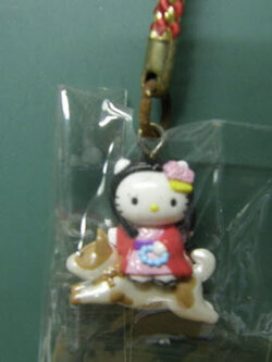 ที่ห้อยมือถือคิตตี้ ขนาดโมเดล 1 นิ้ว