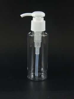 ขวด SA 100 มล. สี ขาวใส+ปั้มขาว แพคละ 10 ใบ