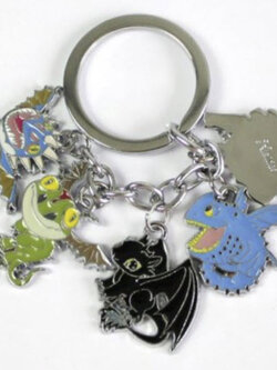 พวงกุญแจมังกร 5 ตัว