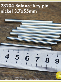 23204 Balance key pin nickel 3.7X55mm