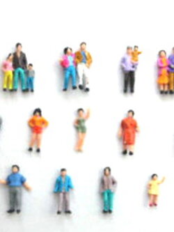 โมเดลคน สเกล 1:87 (19 แบบ) รวม 100 คน