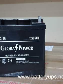 12v 26ah Global Power ตัวสูง