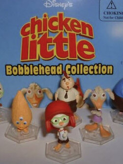 โมเดลหัวโตชุด Chicken Little 8 ตัว (หายากมาก)