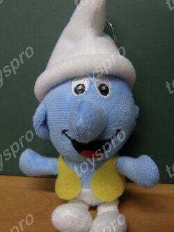 ตุ๊กตาพวงกุญแจ สมิร์ฟ (Smurf) ขนาด 6 นิ้ว