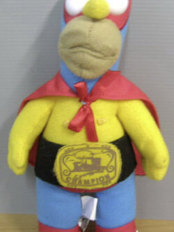 Homer ชุด Super Hero ขนาด 9 นิ้ว (มือสอง) หายาก