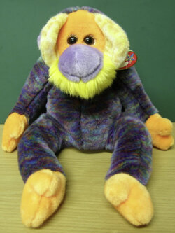 ลิง "Bananas" สีม่วง-ส้ม ขนาด12 นิ้ว