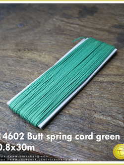 14602 Butt spring cord green 0.8x30m