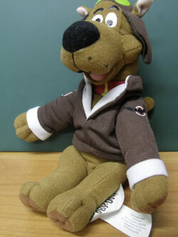 สกูบิ ดู (Scooby Doo) ชุดนักบิน ขนาด 8 นิ้ว (มือสอง)