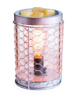 Chicken Wire Illumination Warmer Silver