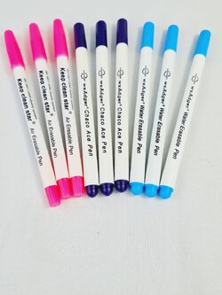 ปากกาเขียนผ้าลบด้วยน้ำ เขียนผ้า เขียนง่าย ลบง่าย ไม่เลอะผ้า ปากกาลบด้วยน้ำ ปากกาเขียนผ้า ใช้เขียนผ้า เขียนเส้นสำหรับตัดผ้า