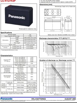 12V 7.2AH PANASONIC LC-RA127R2T1
