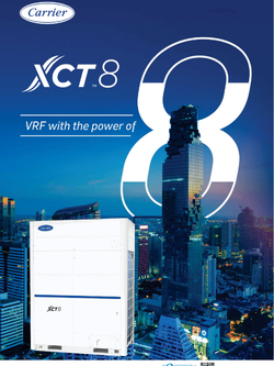 เครื่องปรับอากาศ CARRIER VRF XCT8 CDU COMBINATION - STANDARD รุ่น 38VT054S88CTST (22+20+12)(Variable Refrigerant Flow)