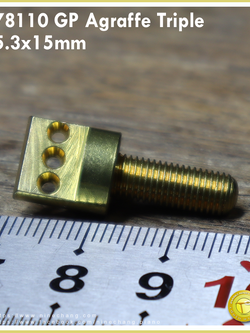 78110 GP Agraffe Triple 5.3x15mm