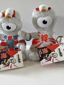 มาสคอต Wenlock ครบชุด 4 แบบ ขนาด 6 นิ้ว