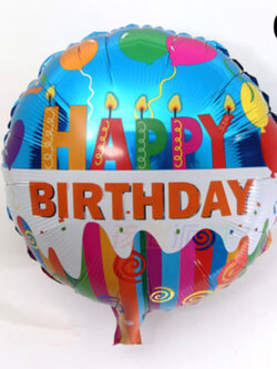 ลูกโป่งฟอยล์ วันเกิด (HBD) - 01 / ลูก